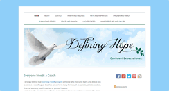 Desktop Screenshot of defininghopes.com